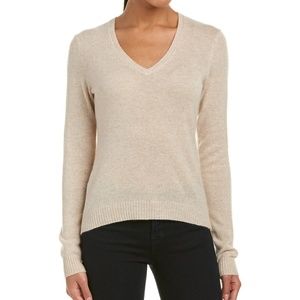 Designer CULLEN 100% Cashmere Vneck Sweater Large